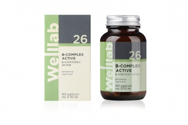 ВЕЛЛАБ БАД В- КОМПЛЕКС АКТИВ, 60 капсул